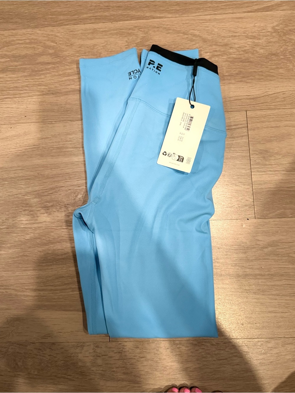 P.E Nation Women’s Sky Blue Performance Leggings Size M